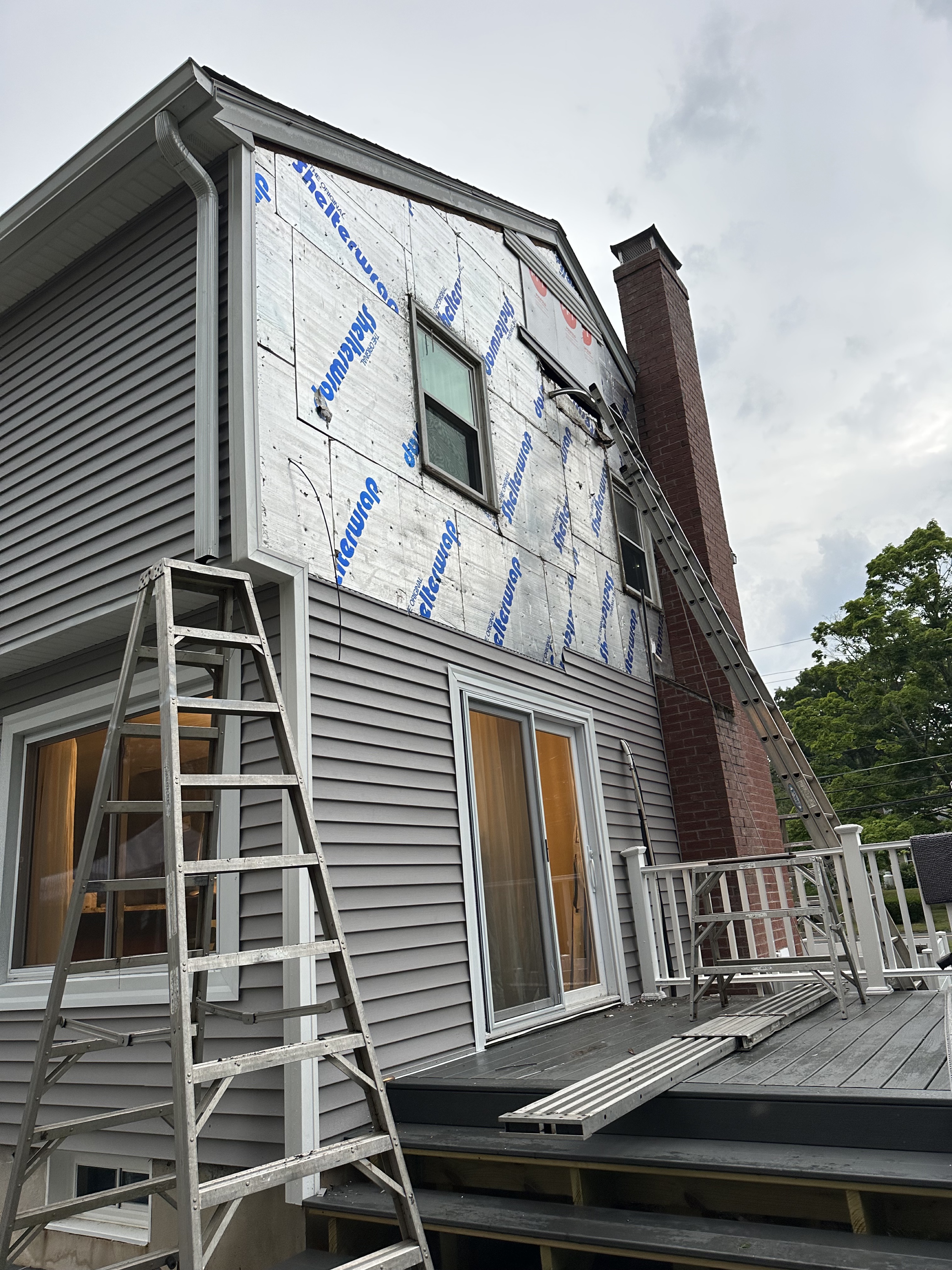 Siding and exterior renovation project